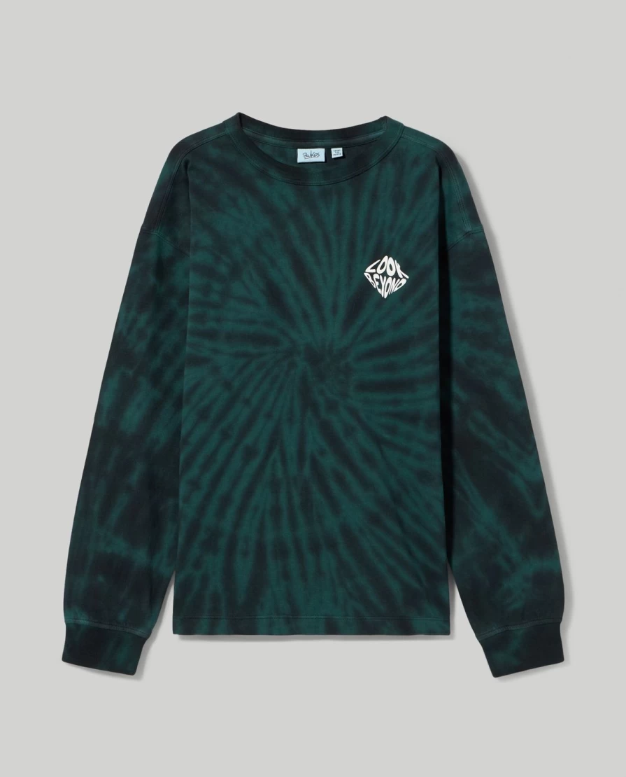 "Blukids Youth Tie-Dye Print T-Shirt for Boys - Stylish & Comfortable"