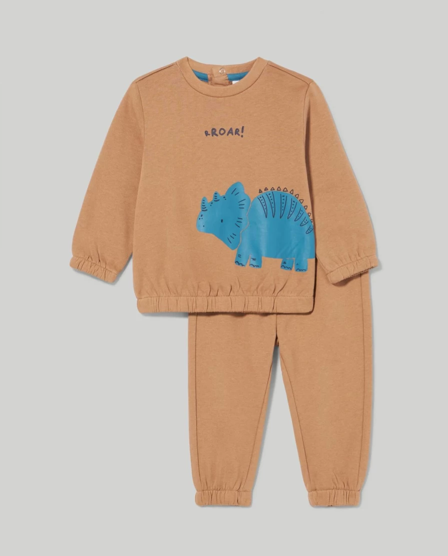 Blukids Newborn Pure Cotton Jogging Set - Soft & Comfortable Baby Outfit