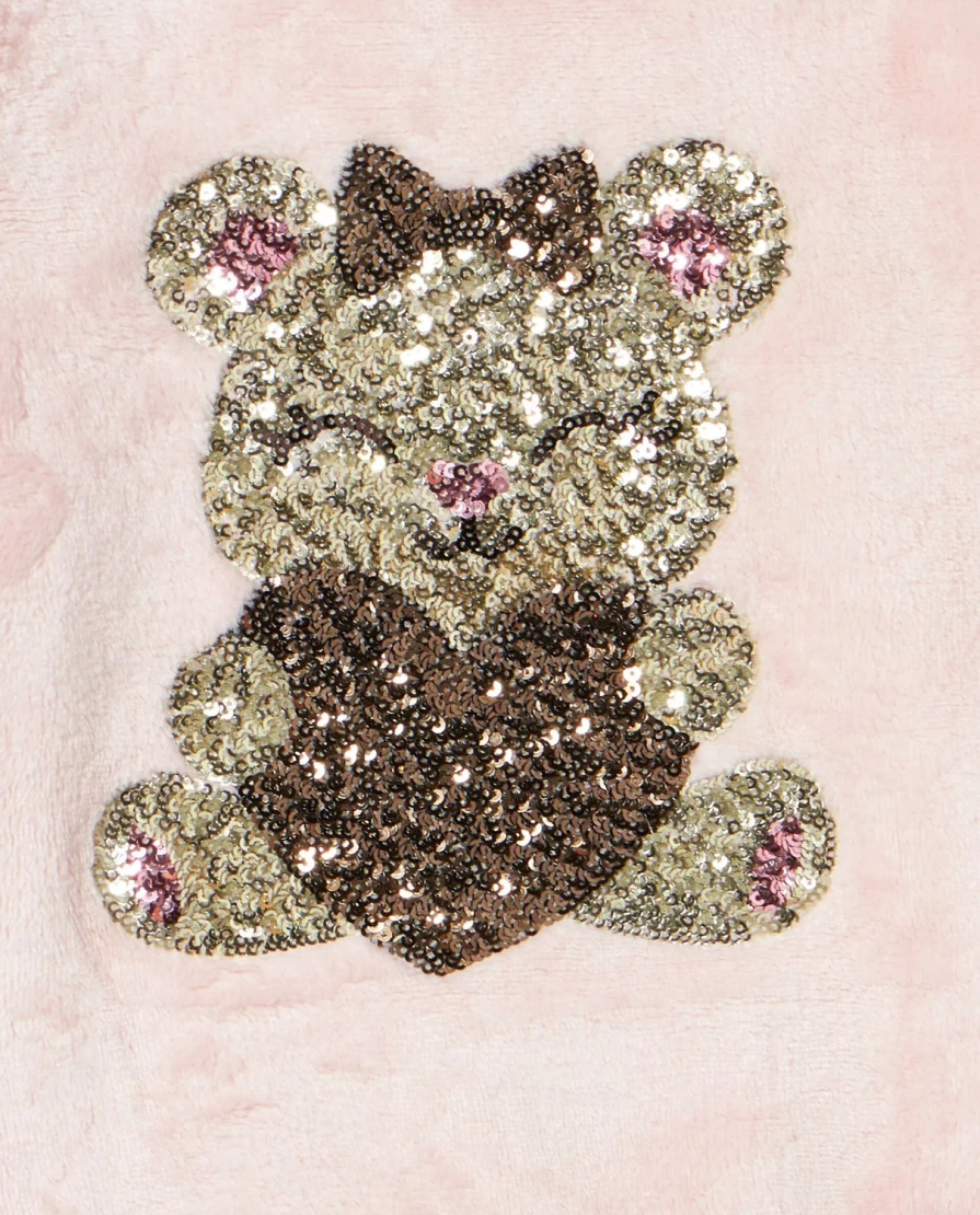 Blukids Girls' Sparkling Sequins Fleece Sweatshirt for Children - Cozy & Stylish Kids Pullover