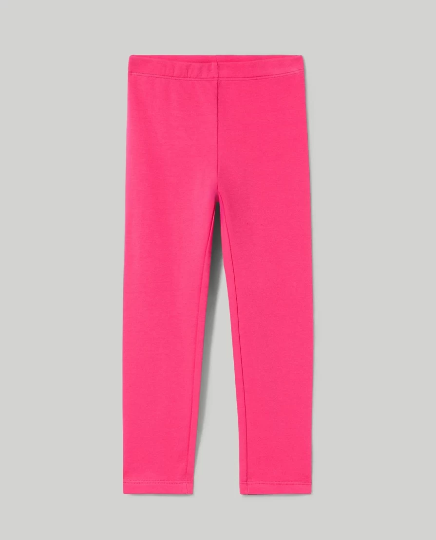Blukids Girls' Stretch Cotton Fleece Leggings for Kids - Soft Winter Warm Pants