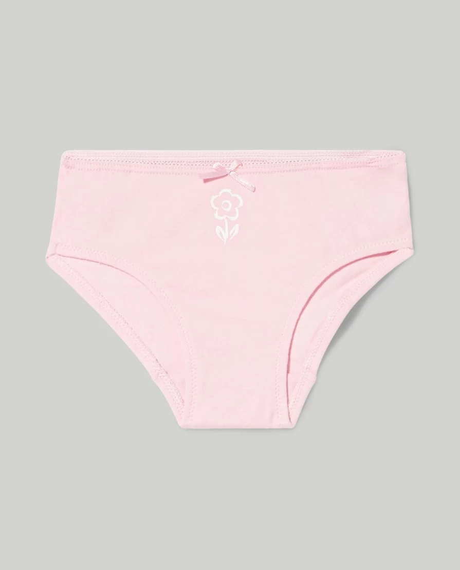 "Blukids Newborn Girls' 5-Pack Pure Cotton Briefs – Soft & Comfortable Baby Underwear"