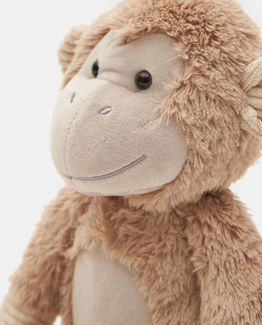 Blukids Soft Plush Monkey Stuffed Animal Toy for Kids - Cuddly & Huggable Gift for Children