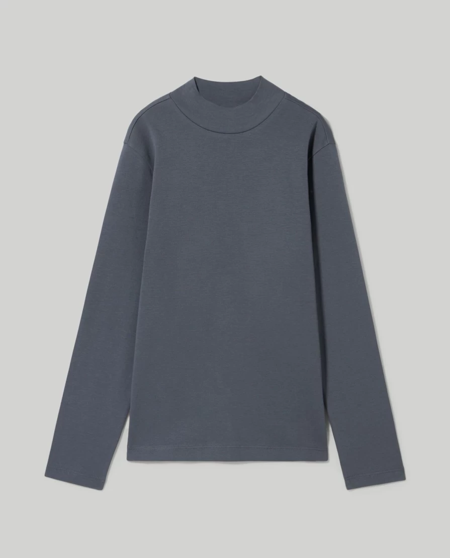 Blukids Youth Pure Cotton Comfortable Turtleneck Top for Boys