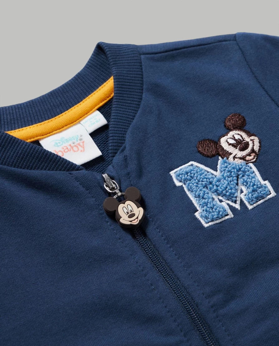 Blukids Newborn Pure Cotton Full Zip Hooded Sweatshirt - Soft & Cozy Unisex Baby Jacket