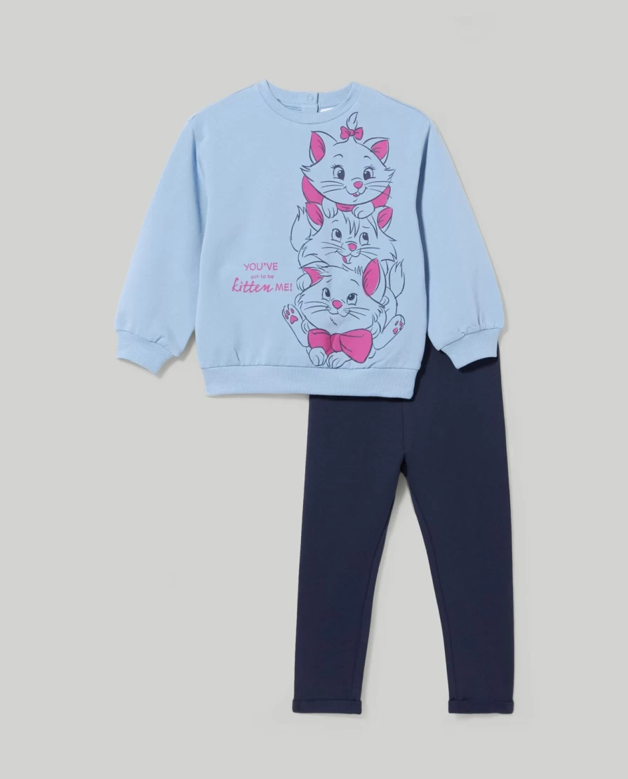 Blukids Newborn Baby Girl Jogging Set - Soft Stretch Cotton Outfit for Infants