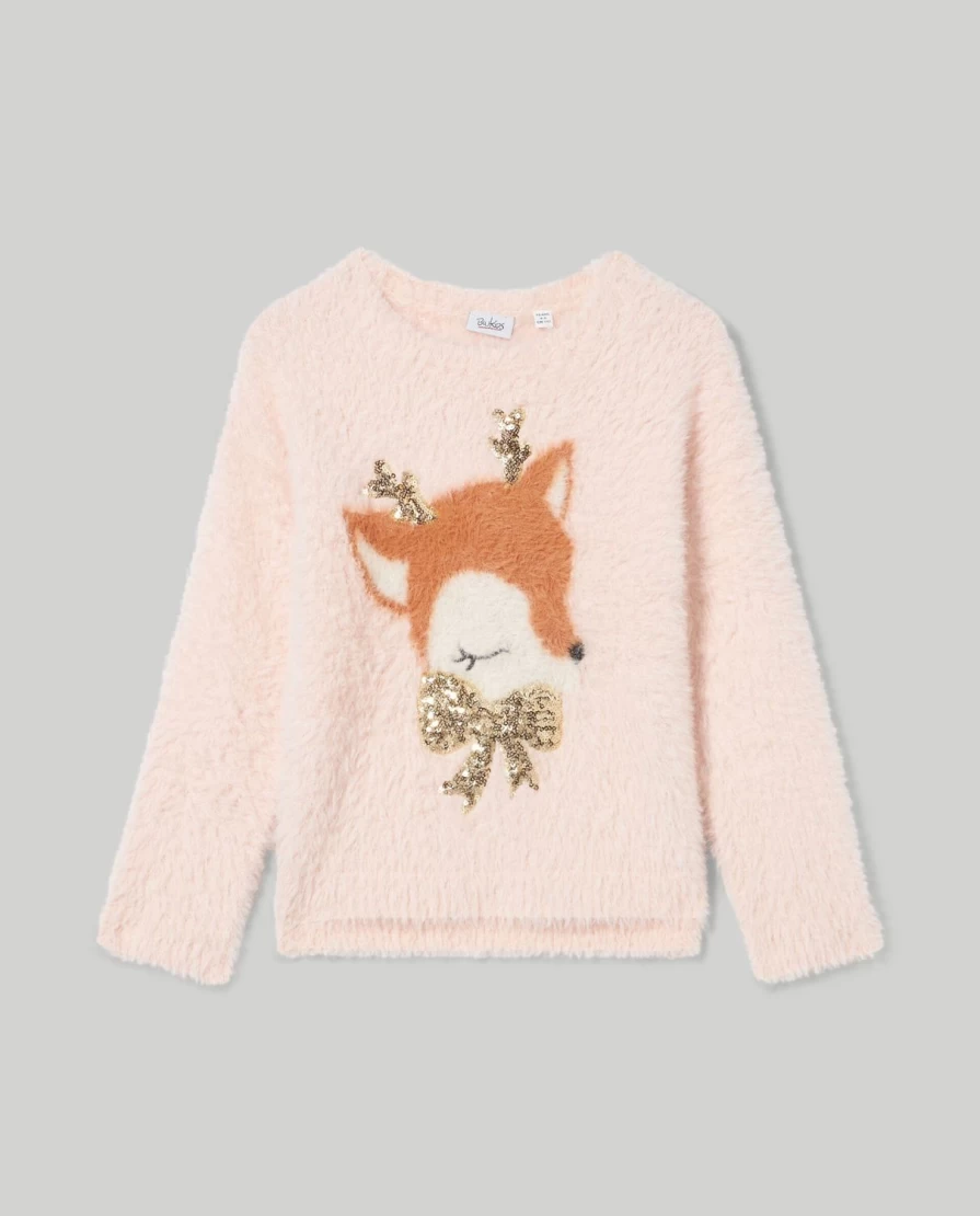 "Blukids Tricot Fur Effect Yarn for Children - Soft Knitting Yarn for Girls"