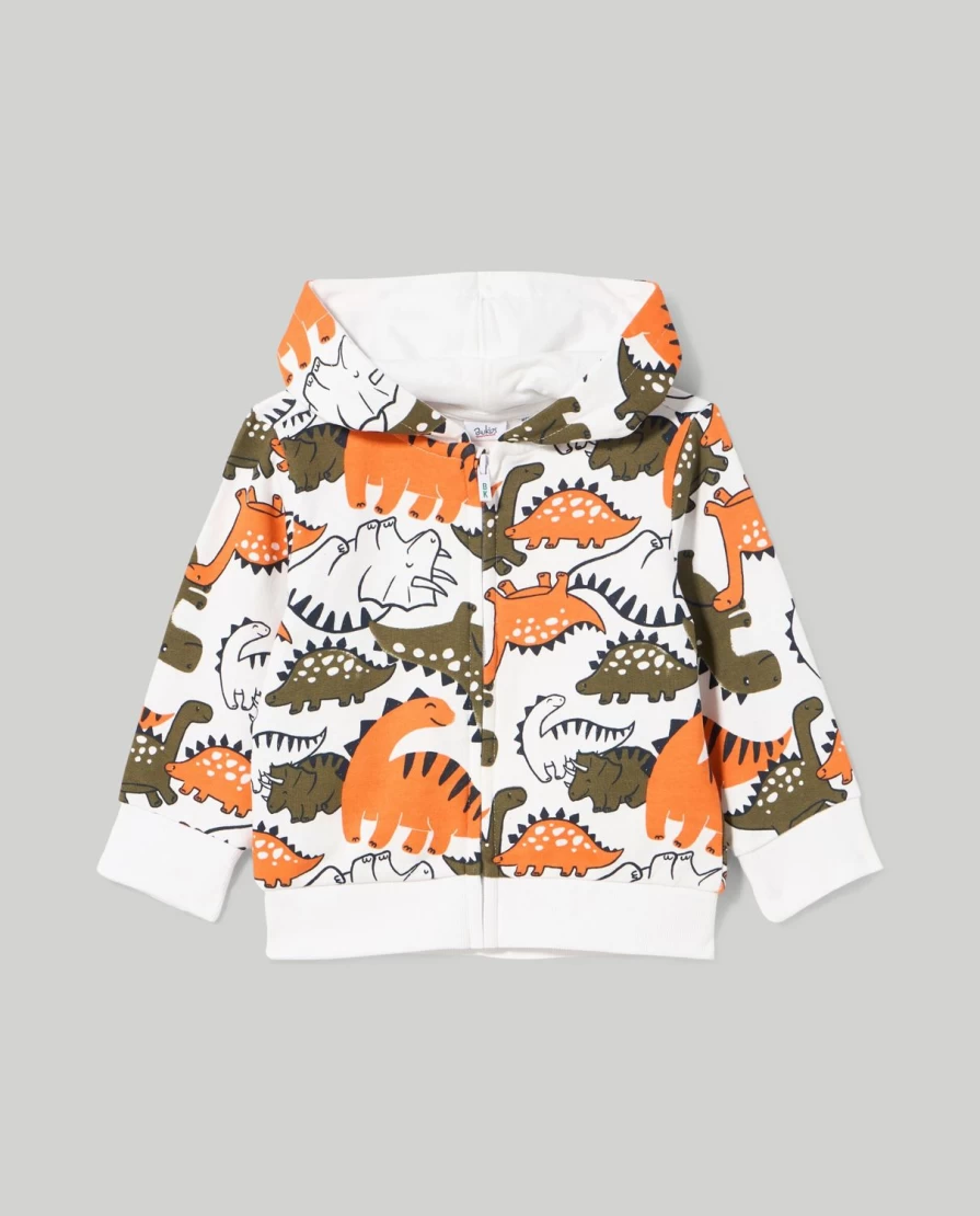 Blukids Newborn Baby Hooded Sweatshirt - 100% Pure Cotton Soft Comfortable Unisex Pullover