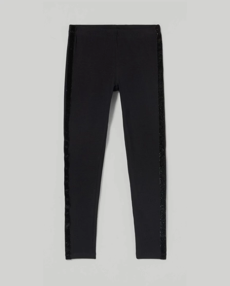 "Blukids Youth Girls' Stretch Cotton Leggings - Comfortable & Soft"