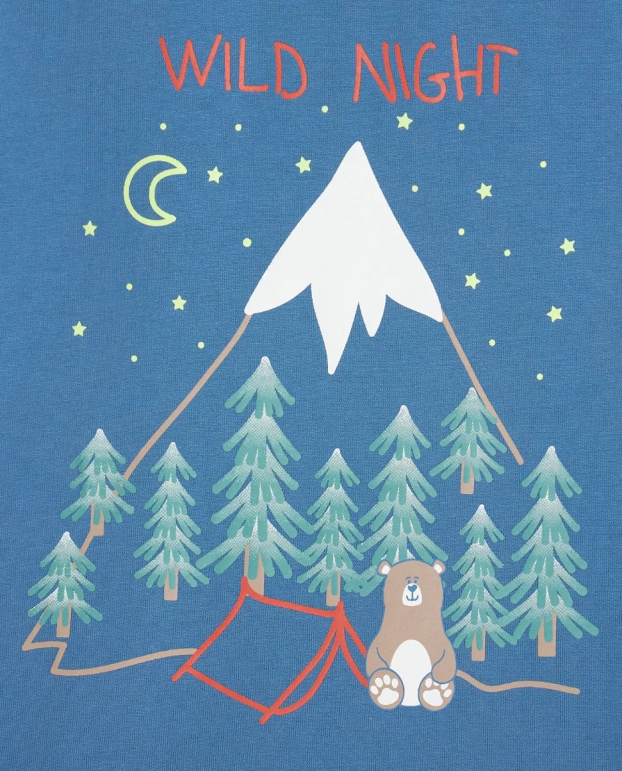"Blukids Glow in The Dark Long Pajamas for Children"