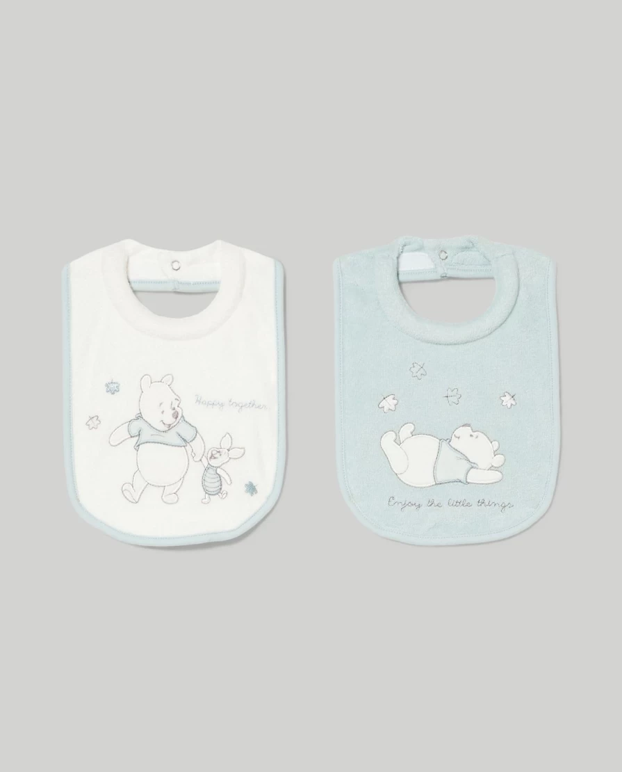 Blukids Pack of 2 Baby Bibs for Breastfeeding and Teething - Soft and Absorbent Newborn Bibs