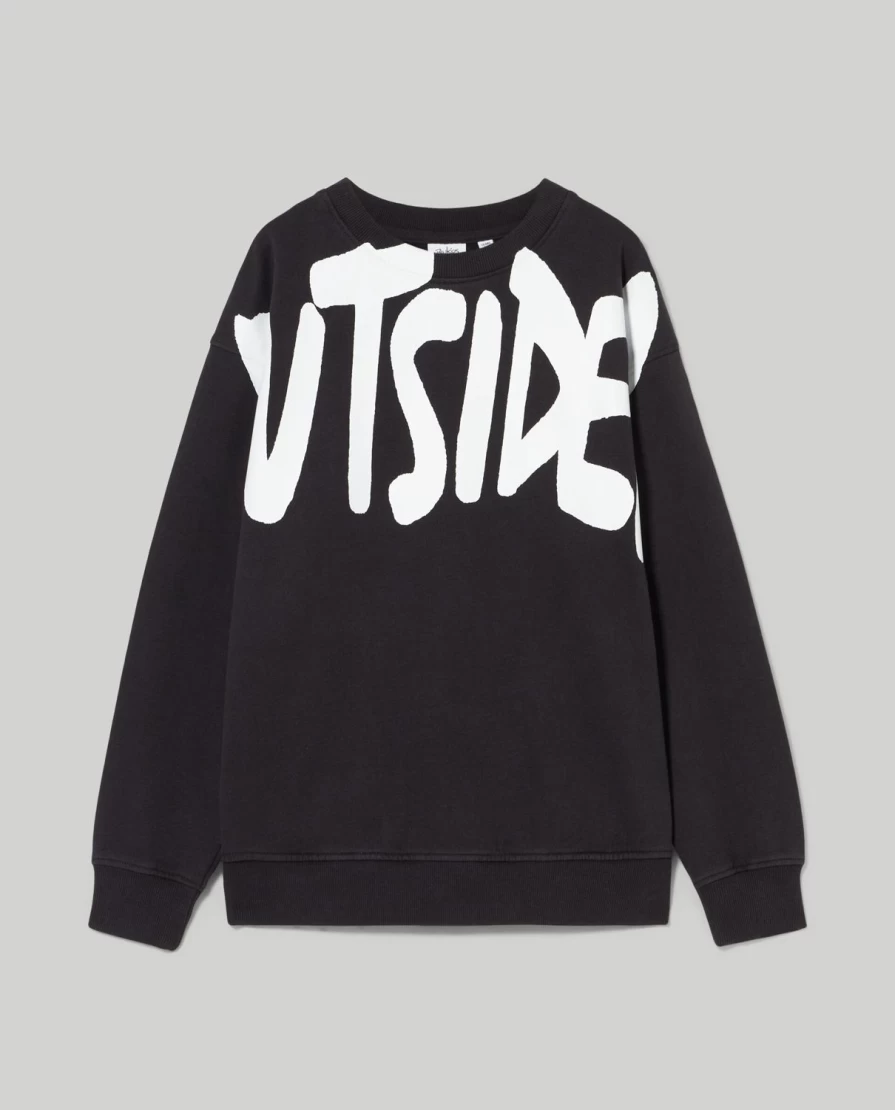Blukids Youth Crewneck Sweatshirt Featuring Playful Boy Print Design