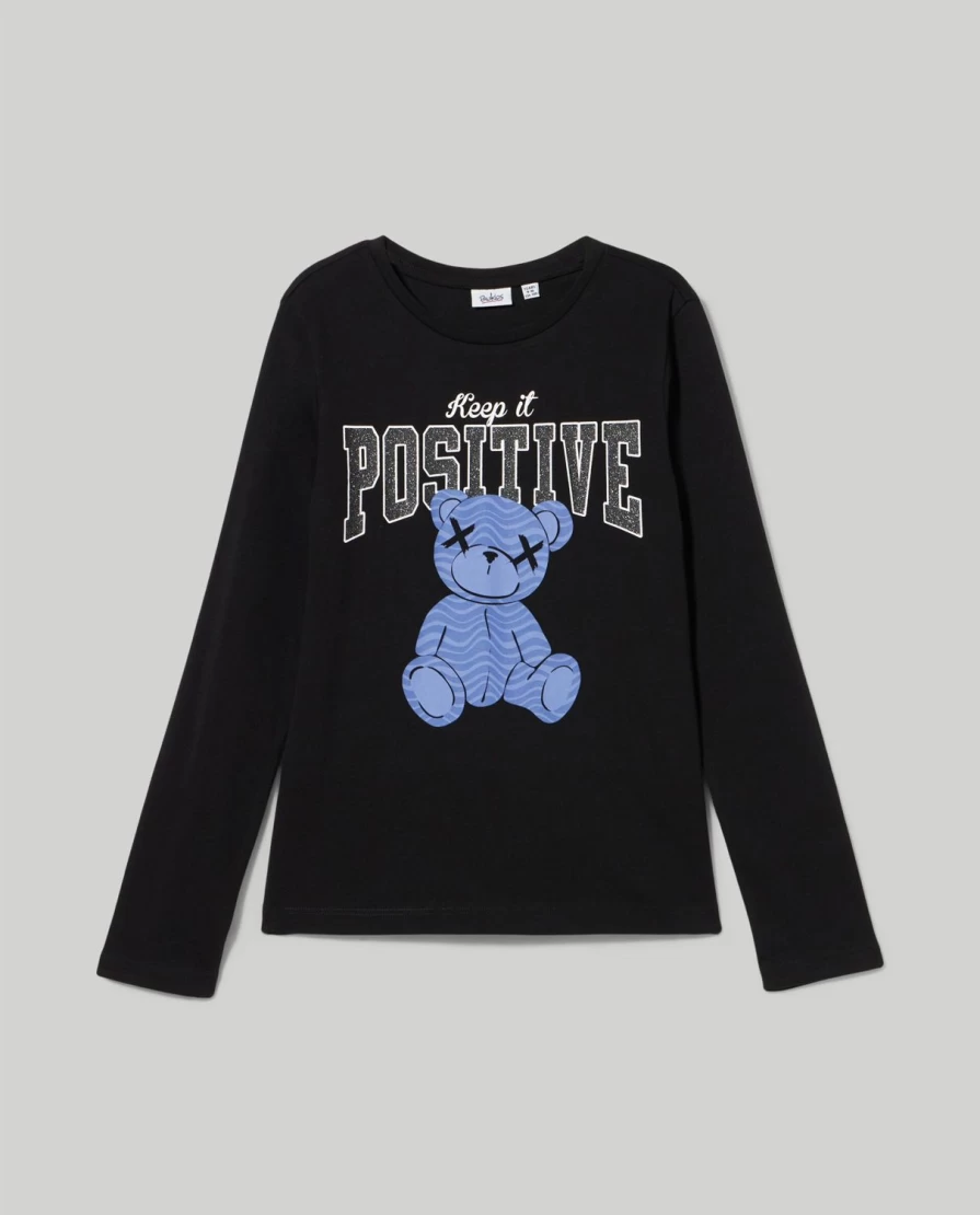 "Blukids Youth Pure Cotton Long Sleeve T-Shirt for Girls"