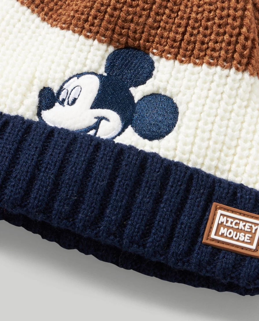 Blukids Newborn Baby Embroidered Tricot Hat - Soft & Comfortable Infant Beanie for Boys & Girls