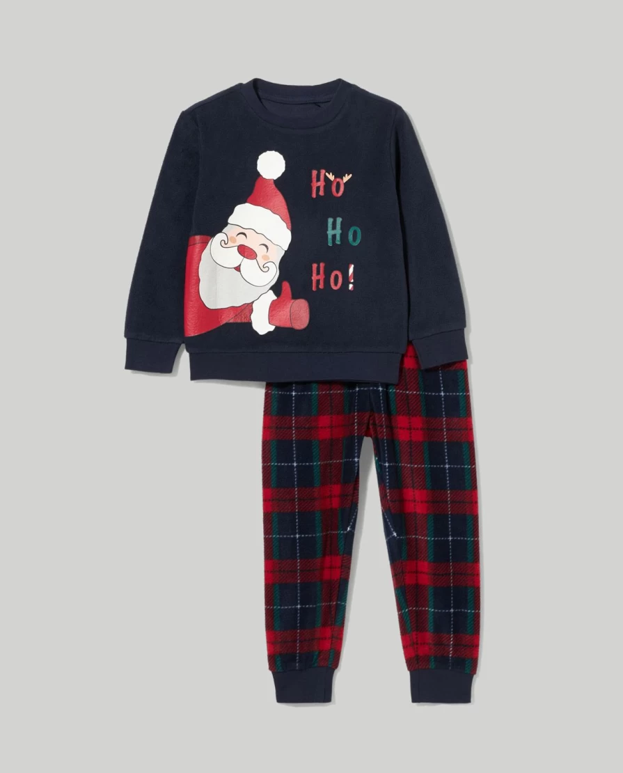 Blukids Cozy Fleece Pajama Set for Kids - Warm Winter Family Sleepwear for Boys & Girls