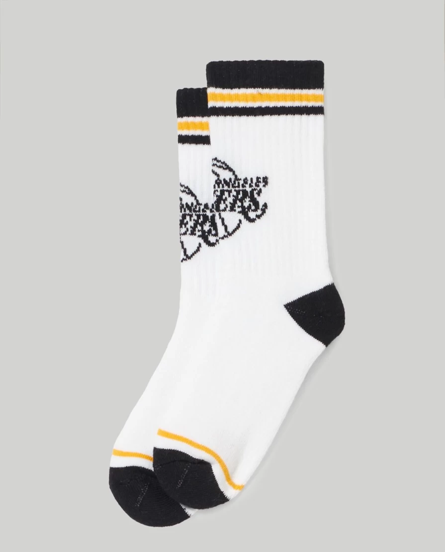 Blukids Chicago Lakers NBA Socks for Kids - Youth Basketball Socks for Children
