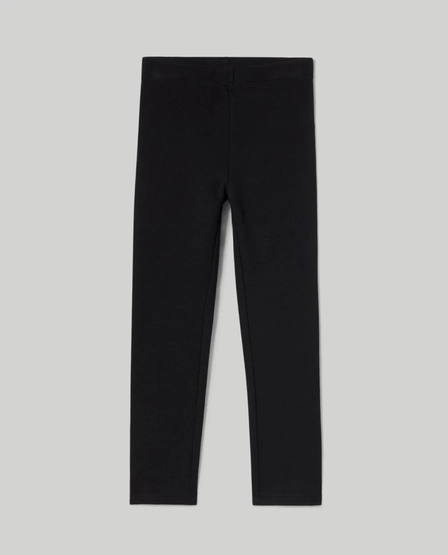 Blukids Girls' Stretch Cotton Fleece Leggings for Kids - Soft Winter Warm Pants