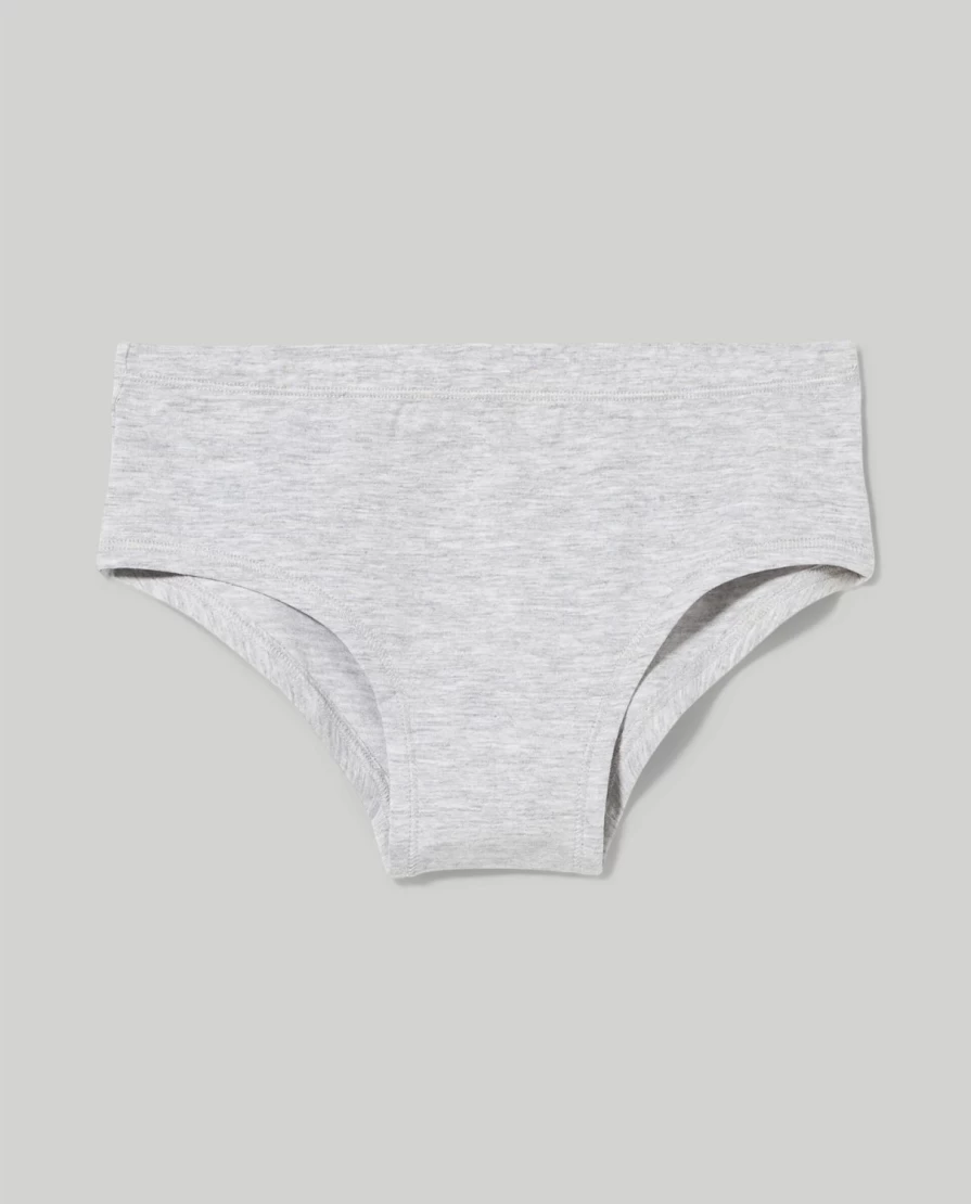Blukids Youth Girls' Stretch Cotton Briefs - Soft Comfortable Underwear for Kids