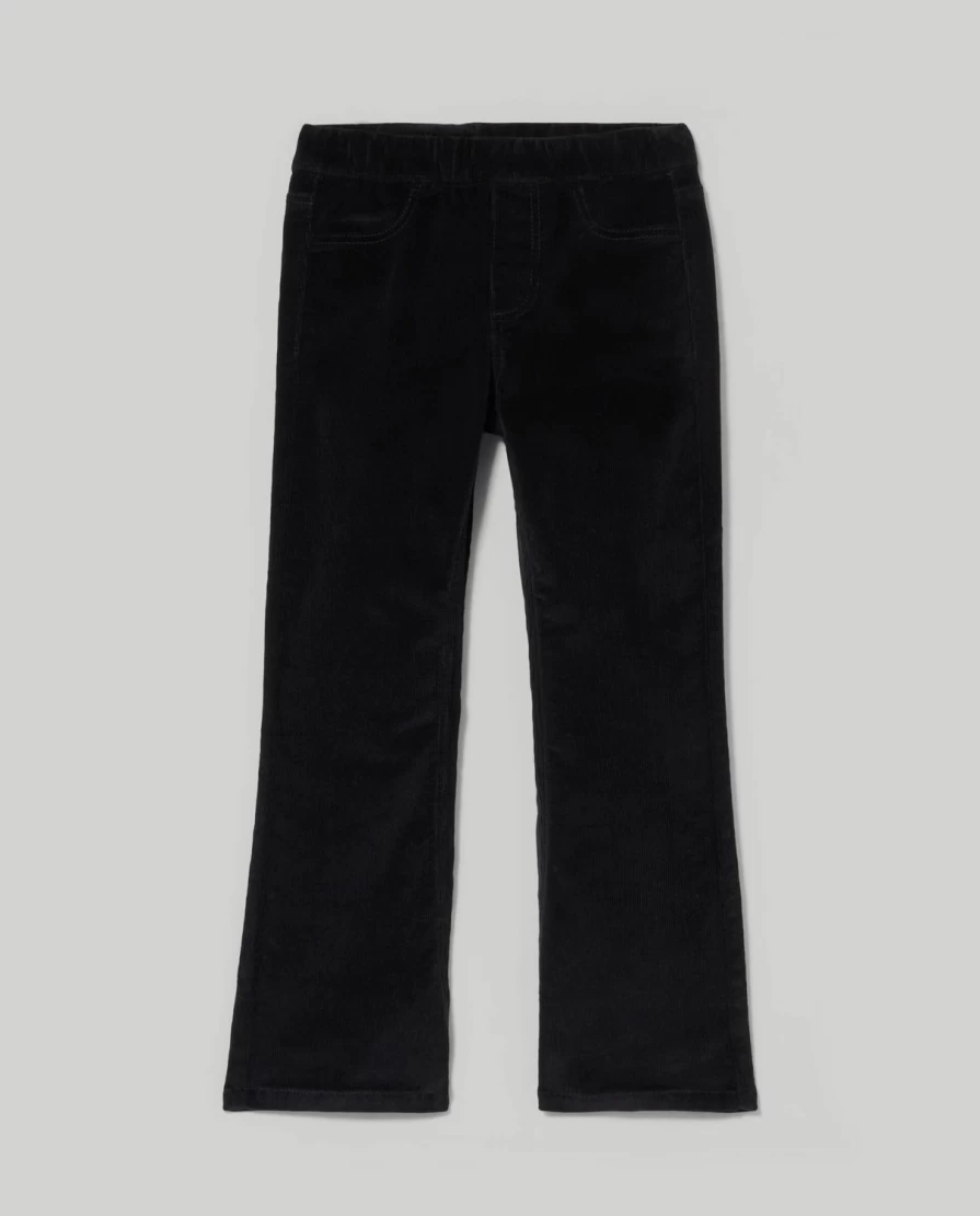 Blukids Girls' Flare Fit Corduroy Trousers for Children - Stylish & Comfortable Kids' Pants