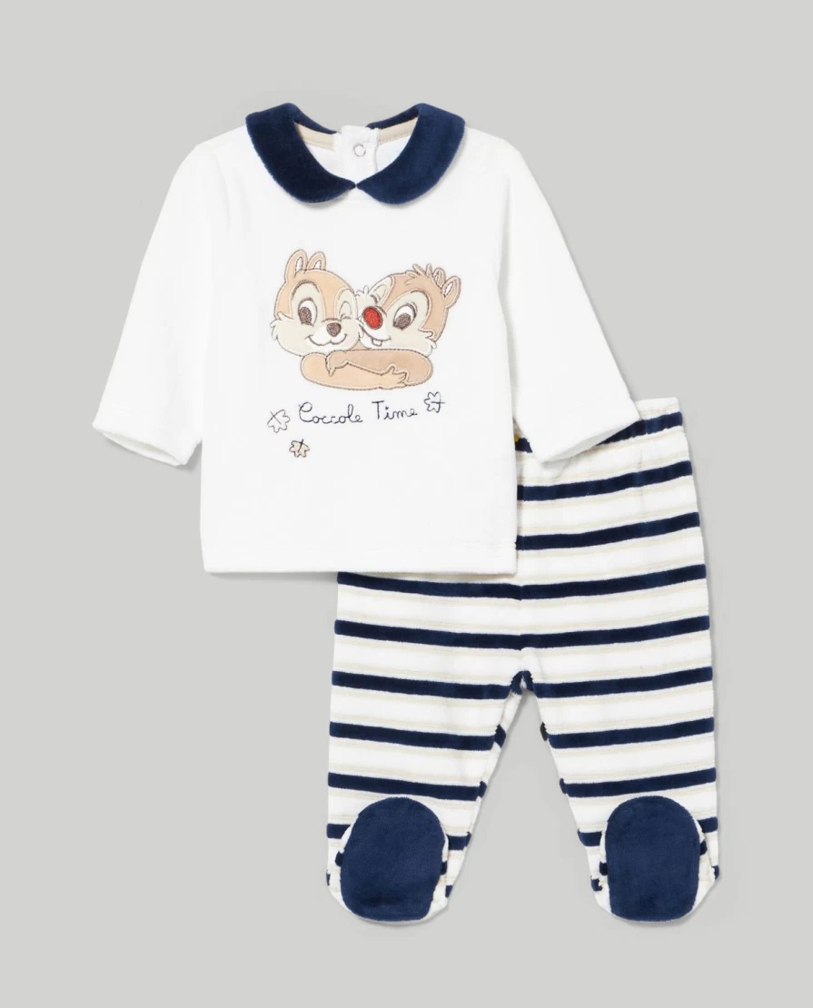 Blukids Newborn Baby Cotton Chenille Outfit Set - Soft Cozy Unisex Infant Clothes