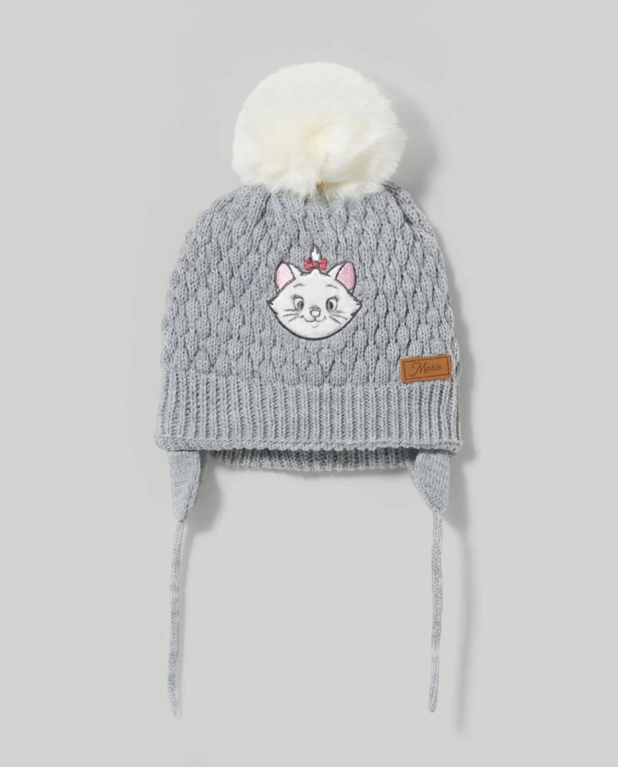 Blukids Newborn Baby Girl Embroidered Tricot Hat for Infants