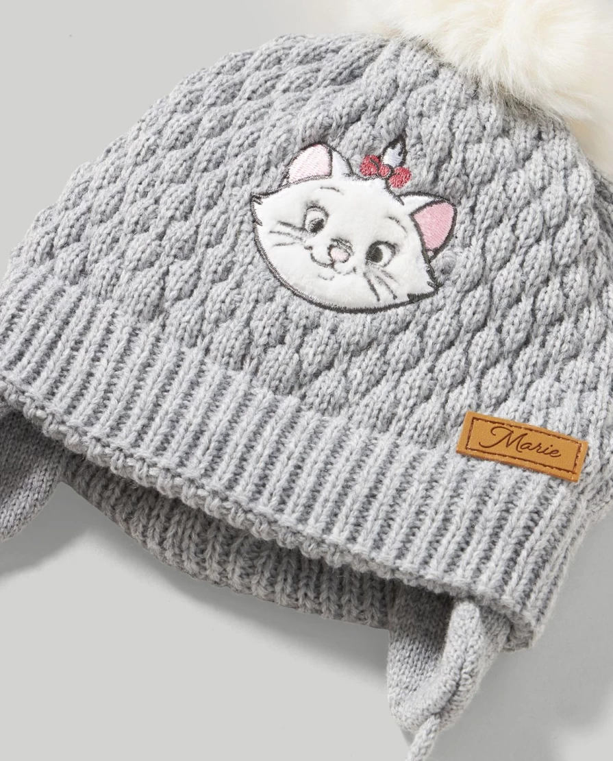 Blukids Newborn Baby Girl Embroidered Tricot Hat for Infants