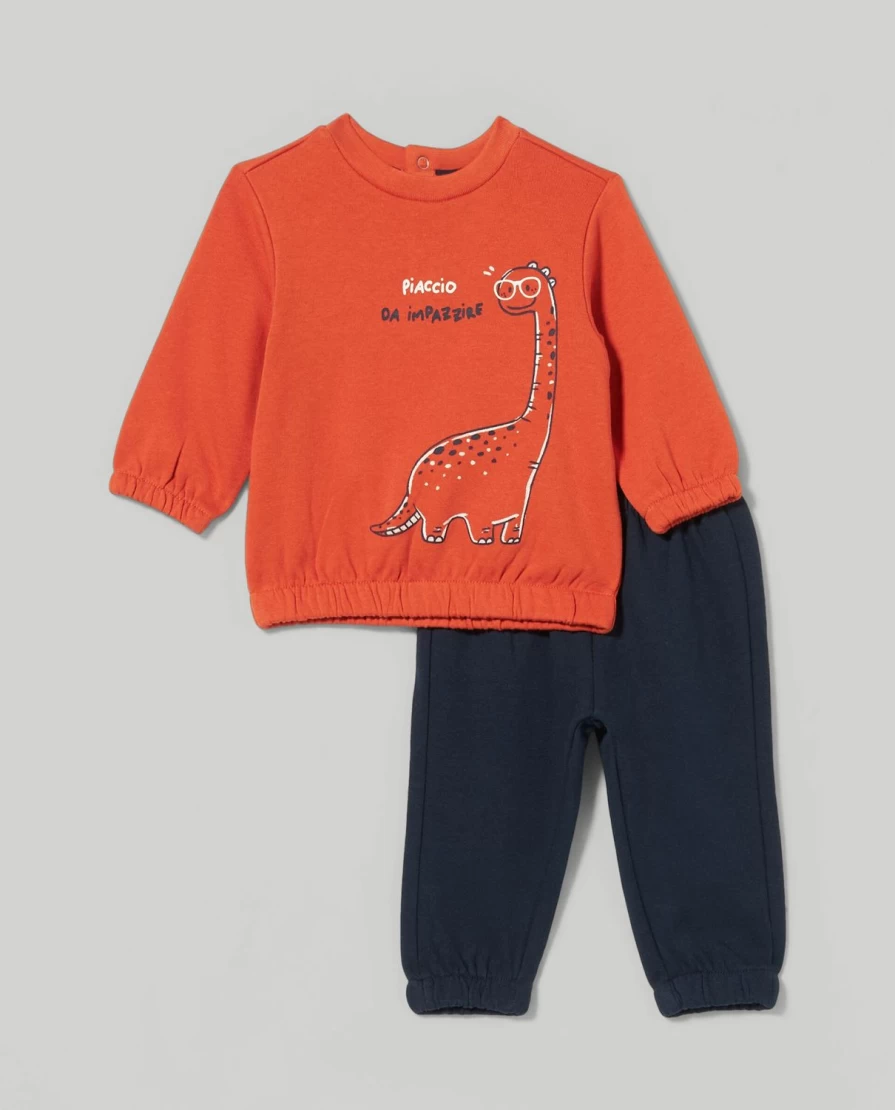 Blukids Newborn Jogging Set with Internal Raising - Soft & Comfortable Baby Outfit for Boys & Girls