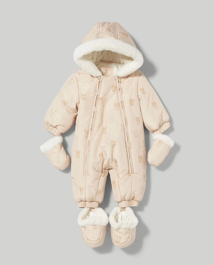 Blukids Baby Padded Outdoor Suit - Warm and Comfortable Infant Winter Wear