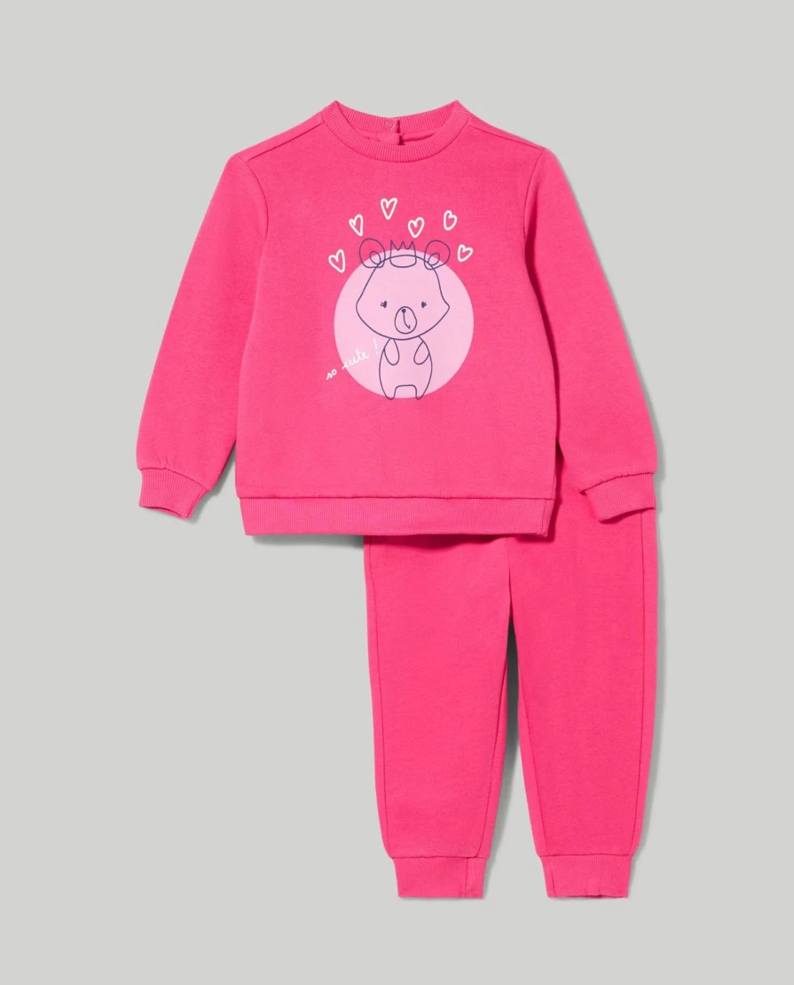 Blukids Newborn Pure Cotton Jogging Set - Soft Sweatshirt & Pants for Babies