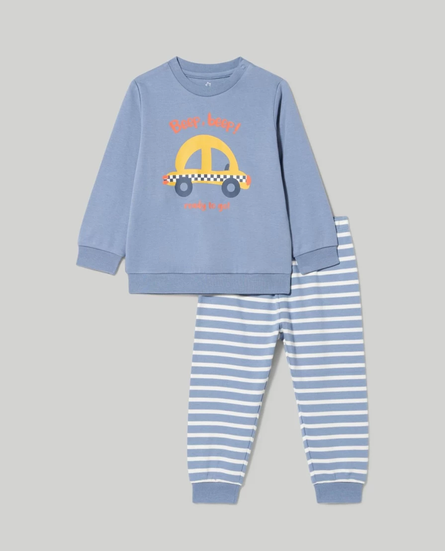 Blukids Newborn Pure Cotton Long Pajamas for Baby Boys & Girls - Soft Sleepwear