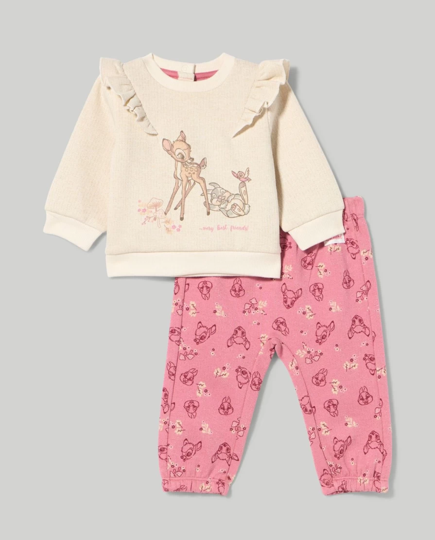 Blukids Newborn Lurex Jogging Set - Soft Sweatshirt & Pants for Baby Boys & Girls