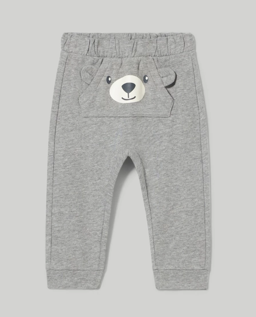 Blukids Newborn Cotton Jogger Pants - Soft & Comfortable Baby Boy Girl Joggers for Infants