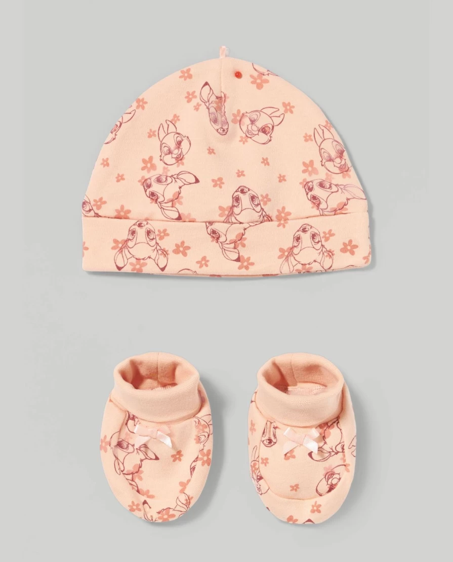 Blukids Newborn Baby Cotton Shoes and Hat Set – Soft & Comfortable Unisex Infant Gift