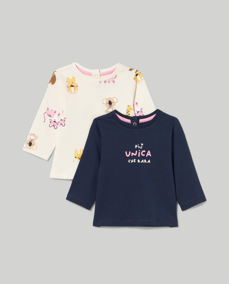 Blukids Newborn Pure Cotton Jersey T-Shirt for Baby Girls - Soft & Comfortable