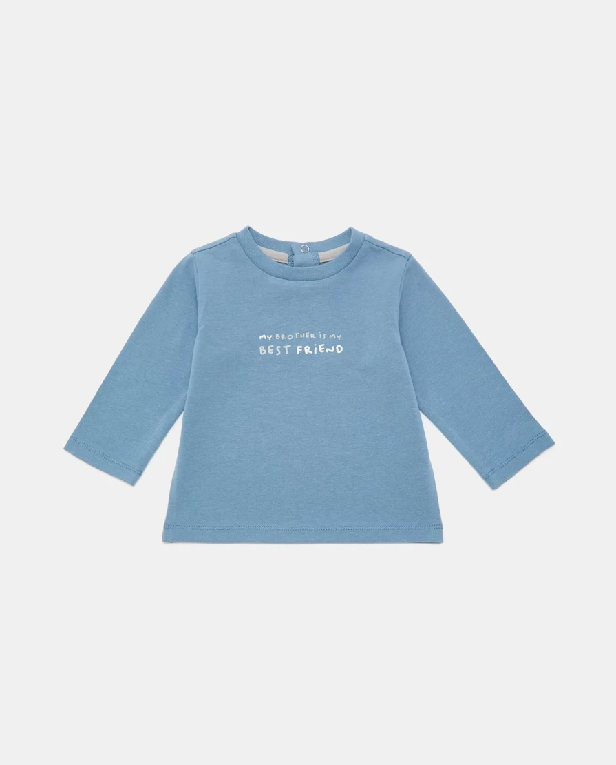 Blukids Newborn Baby Long Sleeve T-Shirt with Cute Print - Soft Cotton Comfort