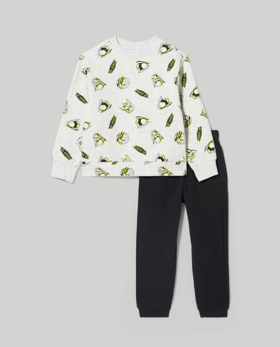Blukids Boys' Cotton Jogging Set - Comfortable Kids Athletic Wear for Active Children