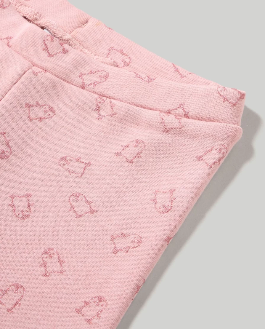 Blukids Newborn Baby Girls Leggings with Lurex Thread Embroidery - Soft & Stylish