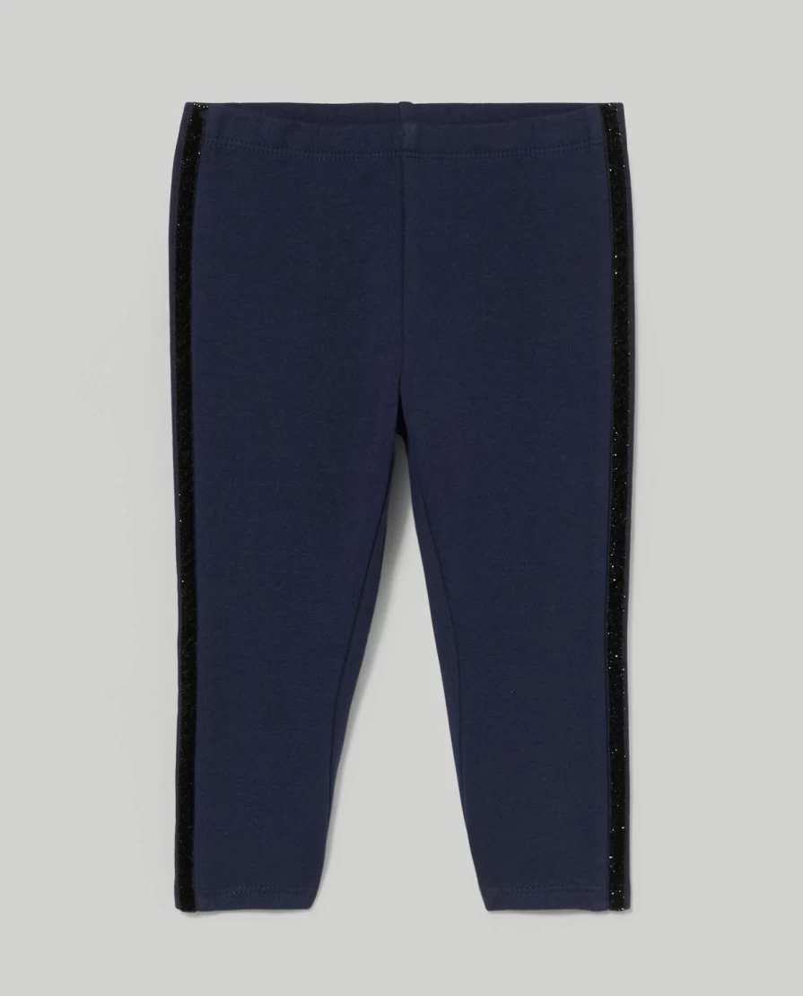 Blukids Newborn Baby Girls Leggings with Side Bands - Soft & Stretchy Comfort