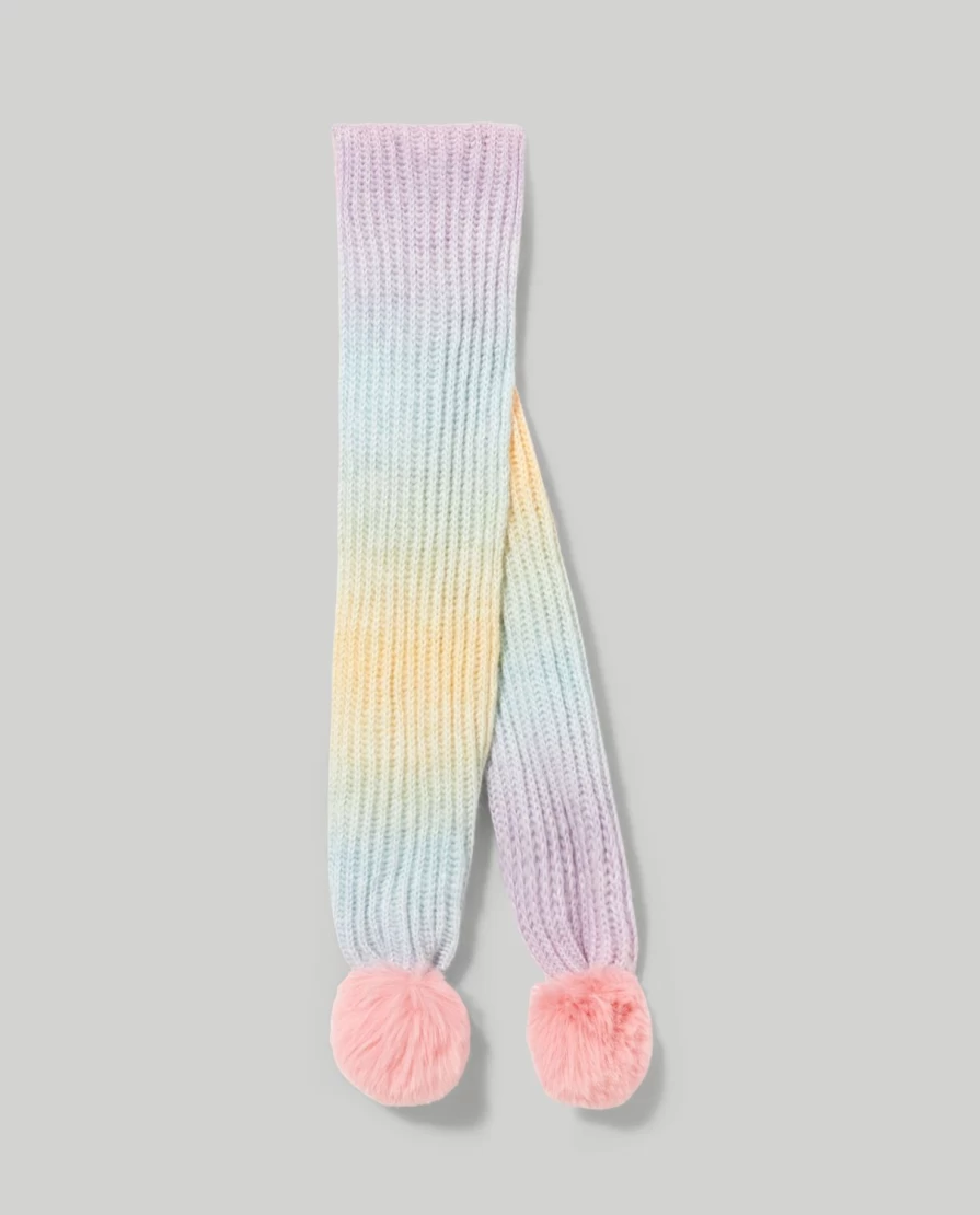 Blukids Gradient Effect Tricot Scarf for Kids - Soft Color-Changing Children's Scarf