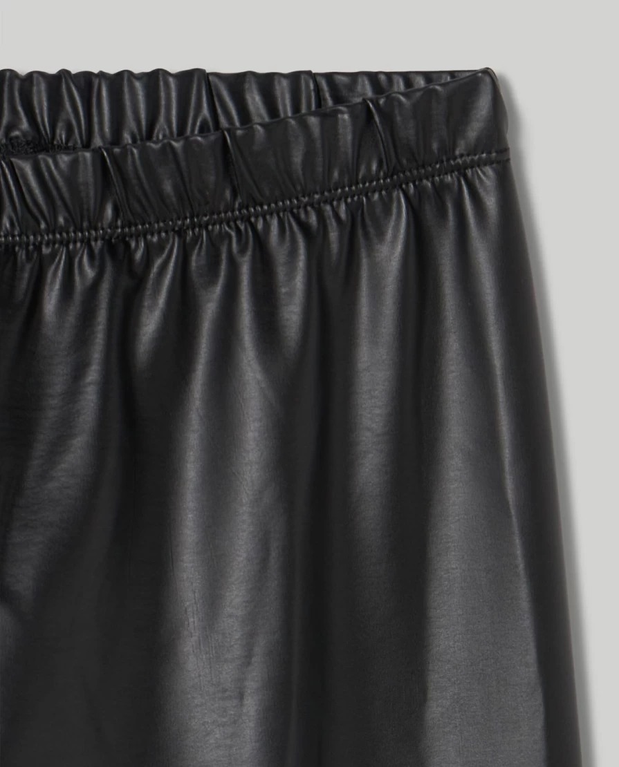 Blukids Youth Girls' Eco-Friendly Leather Leggings for Sustainable Fashion
