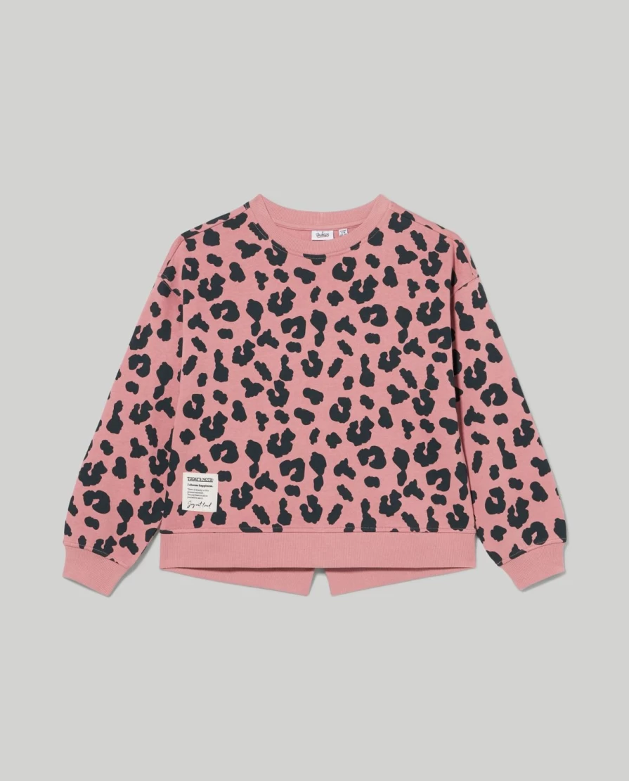 Blukids Youth Girls' Pure Cotton Sweatshirt - Soft Casual Pullover Hoodie for Kids