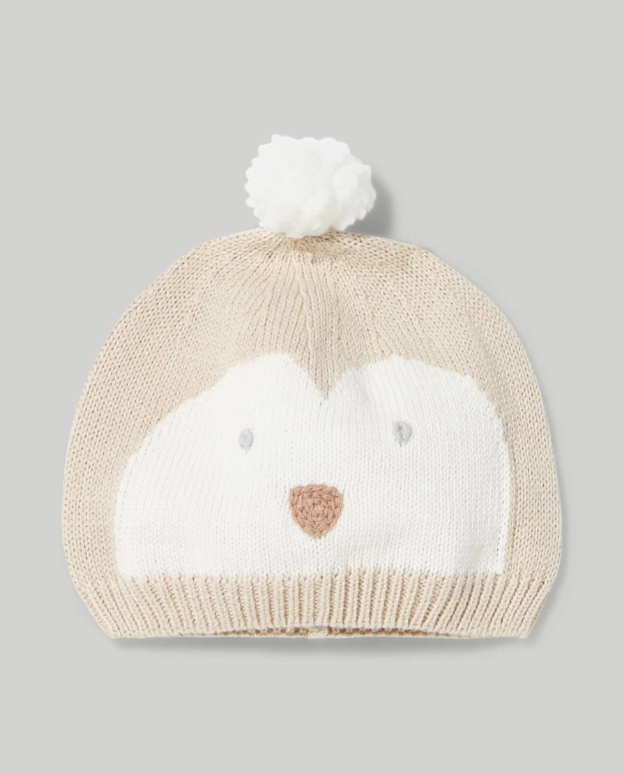 Blukids Baby Pure Cotton Tricot Cap - Soft & Breathable Newborn Hat
