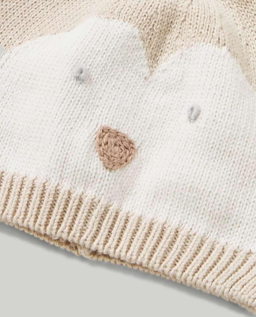 Blukids Baby Pure Cotton Tricot Cap - Soft & Breathable Newborn Hat