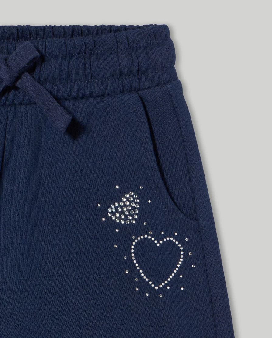 Blukids Girls Comfortable Wide Leg Sweatpants for Children - Soft Casual Lounge Pants