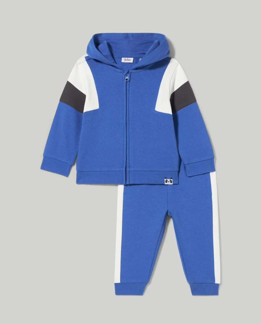 Blukids Newborn Cotton Sweatshirt & Jogger Set - Soft Baby Unisex Jogging Outfit