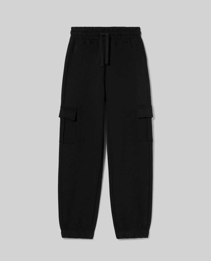 Blukids Youth Girls' Cargo Fit Brushed Cotton Trousers for Comfort & Style