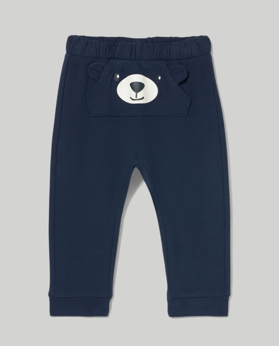 Blukids Newborn Cotton Jogger Pants - Soft & Comfortable Baby Boy Girl Joggers for Infants