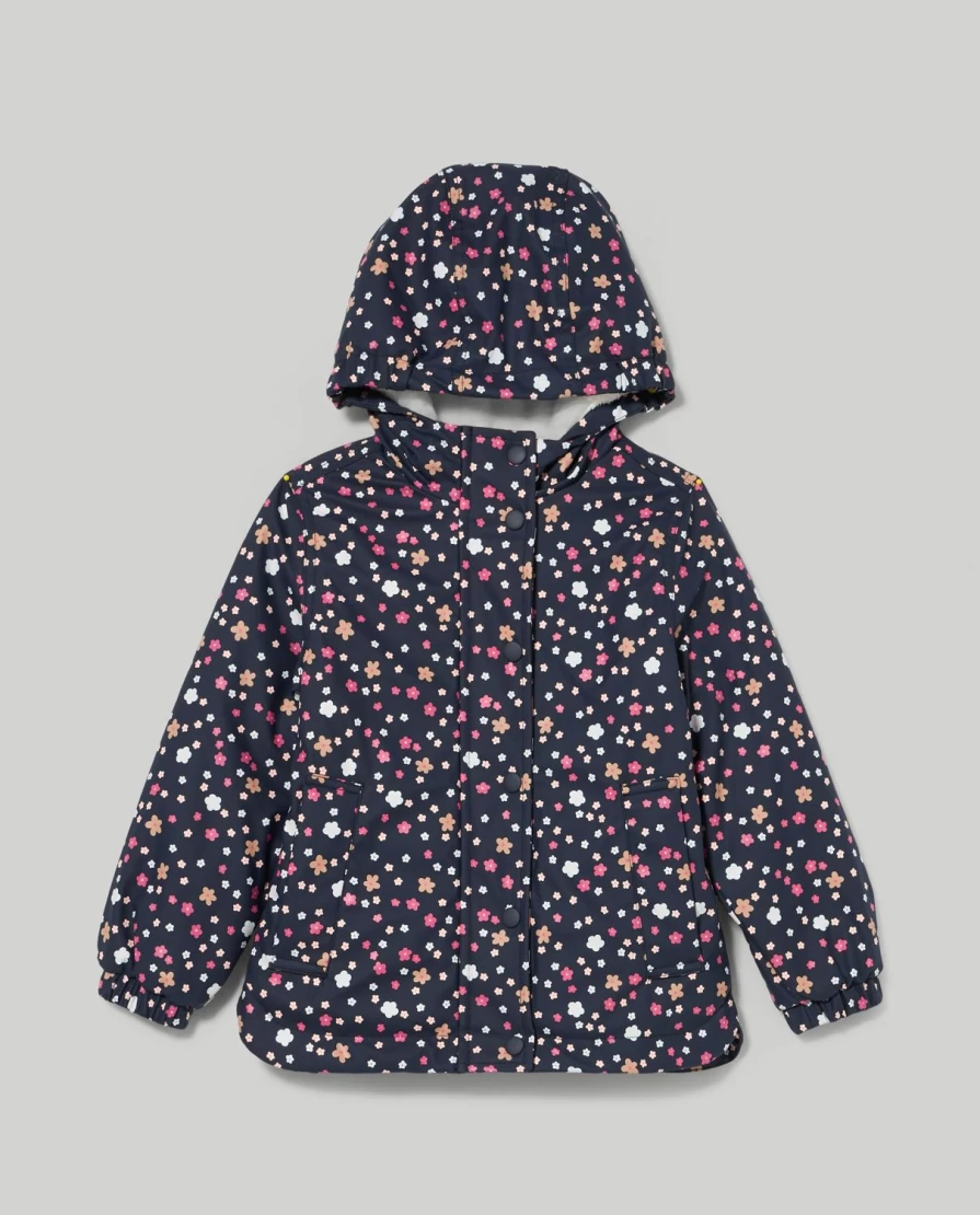 Blukids Girls' Hooded Jacket for Children - Warm & Stylish Outerwear