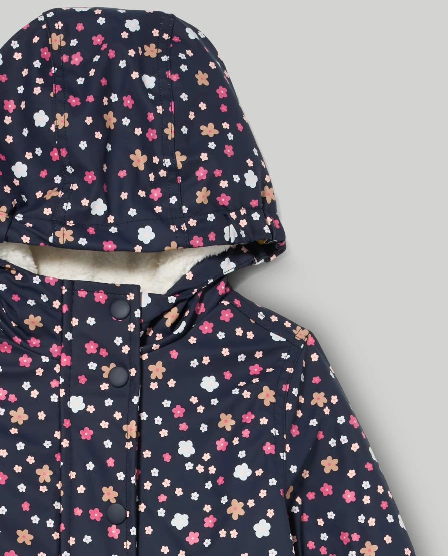 Blukids Girls' Hooded Jacket for Children - Warm & Stylish Outerwear