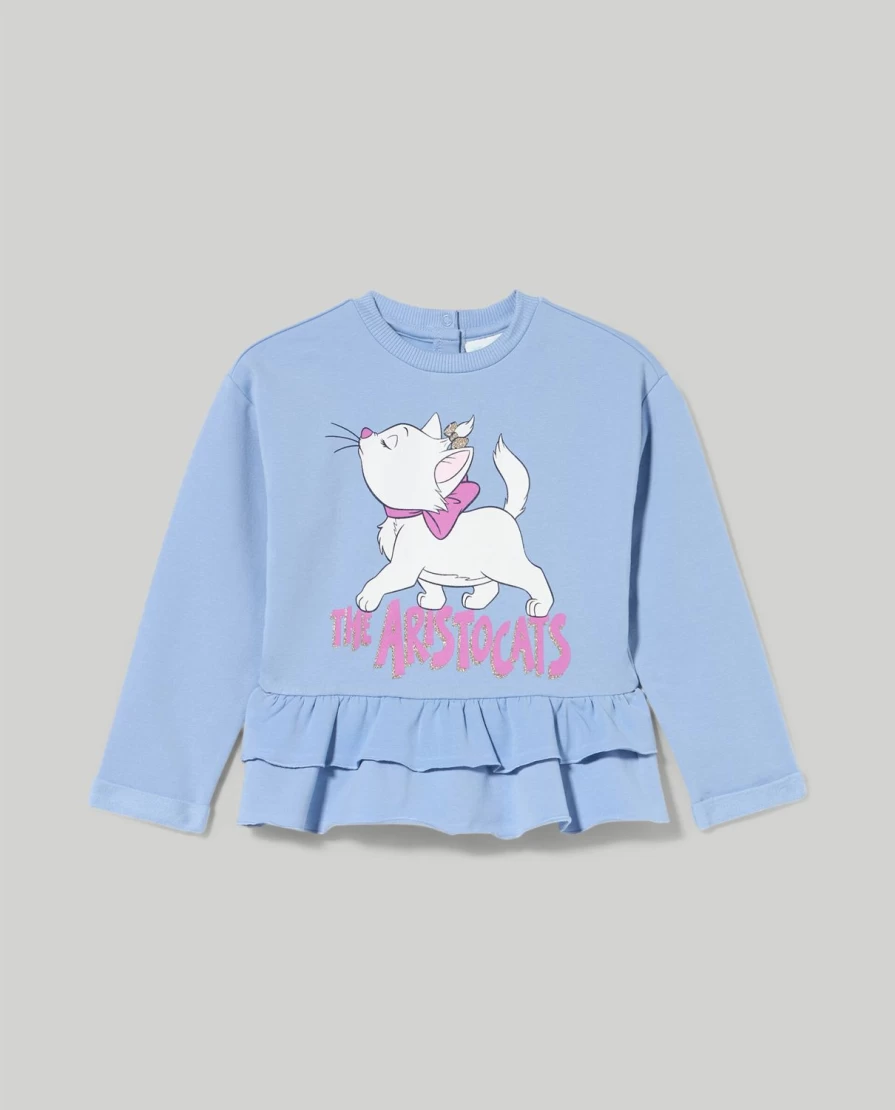 Blukids Newborn Baby Girl's Soft Stretch Cotton Sweatshirt