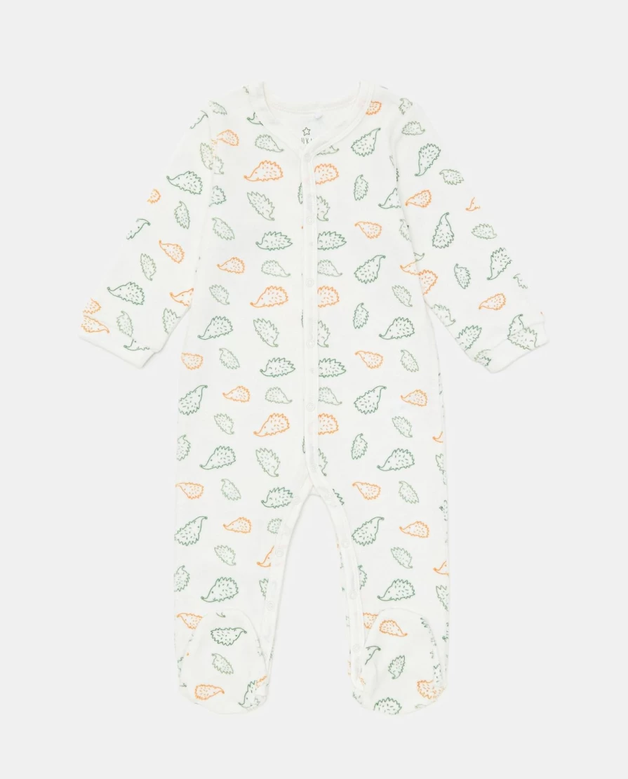 Blukids Soft Velor Newborn Onesie - Cozy Long Sleeve Baby Jumpsuit for Infants